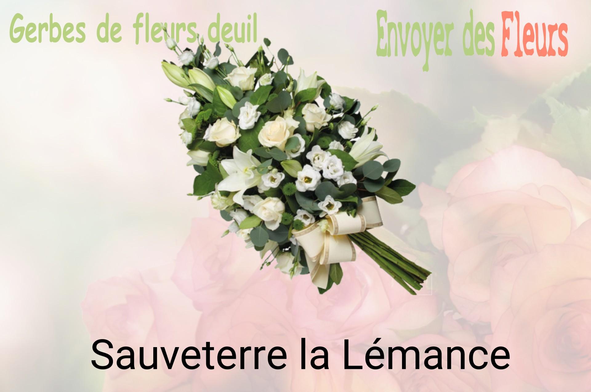 Gerbe de fleurs de deuil livrée à Sauveterre-la-Lémance